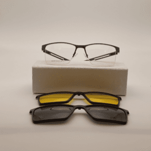 armazon clip on ranurado optica monte grande